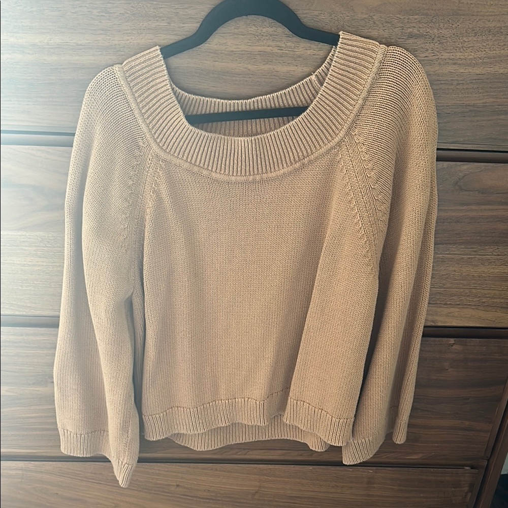 Women's Tan J. Crew Sweater